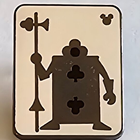 DISNEY Pin Trading ~ Alice in Wonderland/Clubs Guard 4/5~ Hidden Mickey ~ 2018 - Picture 1 of 10